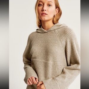 Abercrombie & Fitch Lounge Waffle Sweater (Taupe)